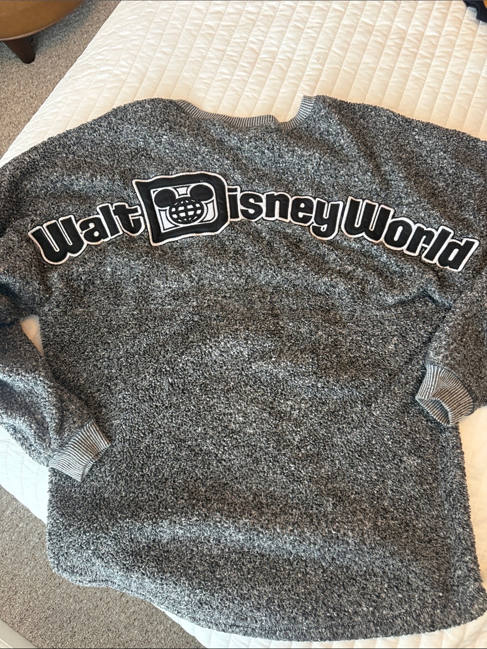 Disney Grey Walt Disney World Crewneck Spirit Jersey Sweater